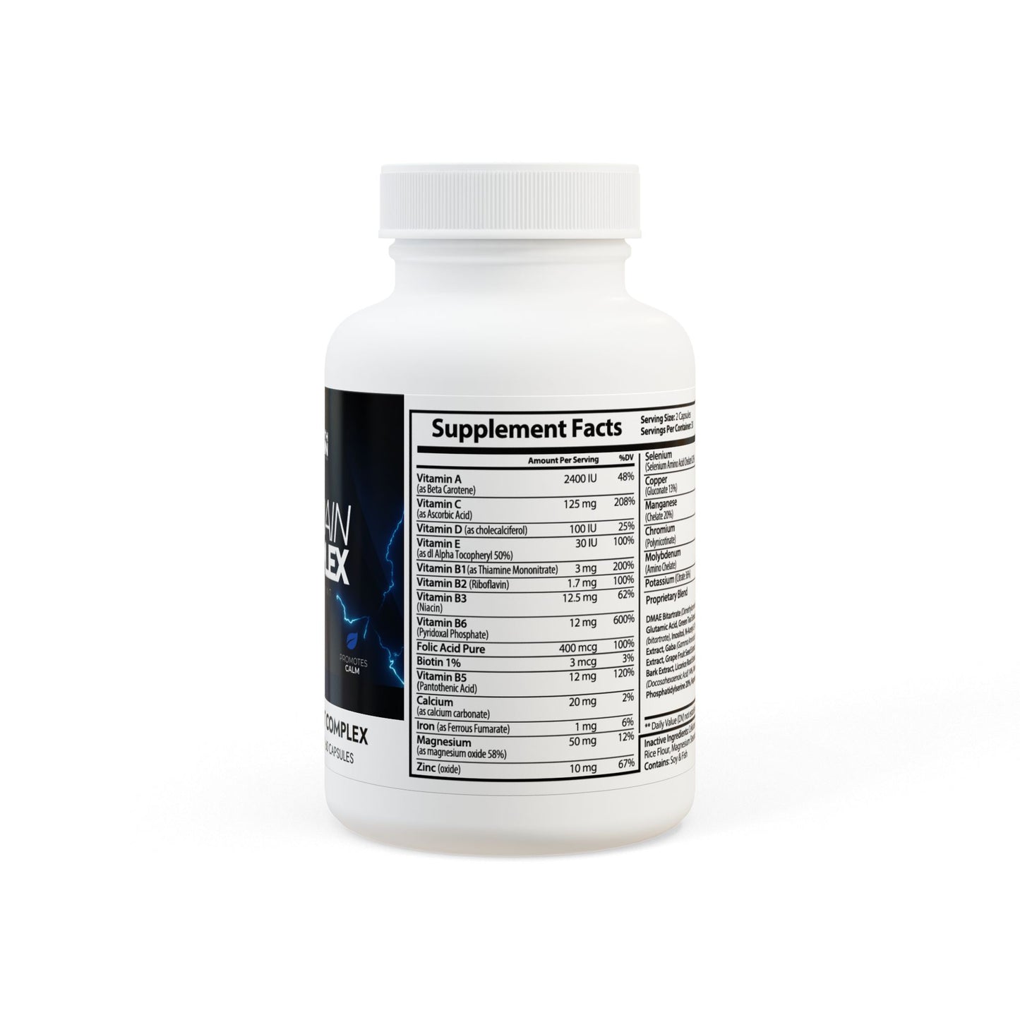 Brain Support Complex Supplement (60 Capsules)