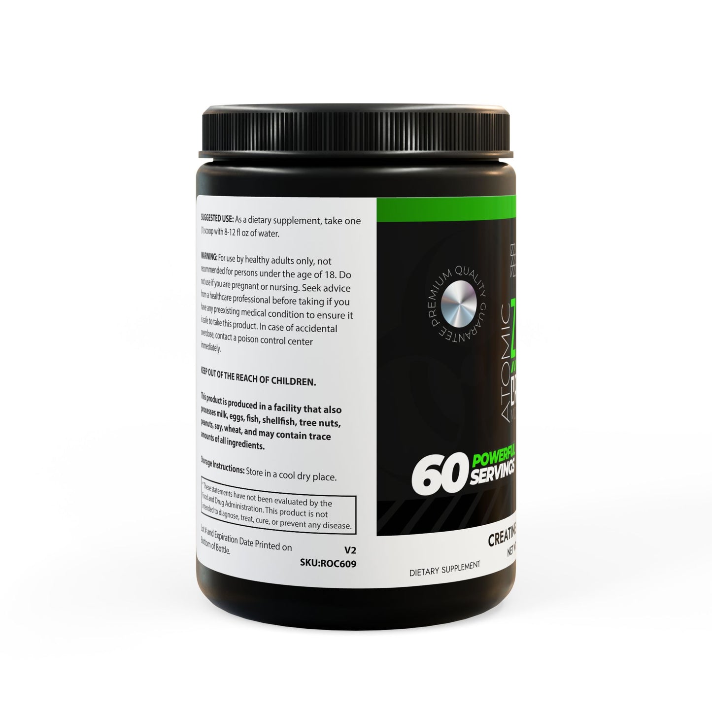 Creatine Monohydrate Supplement (300g, 10.58oz)