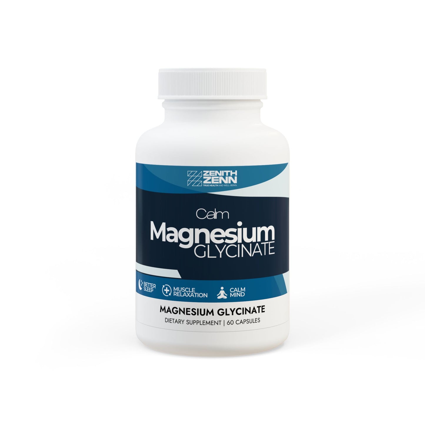 Magnesium Glycinate Supplement (60 Capsules)