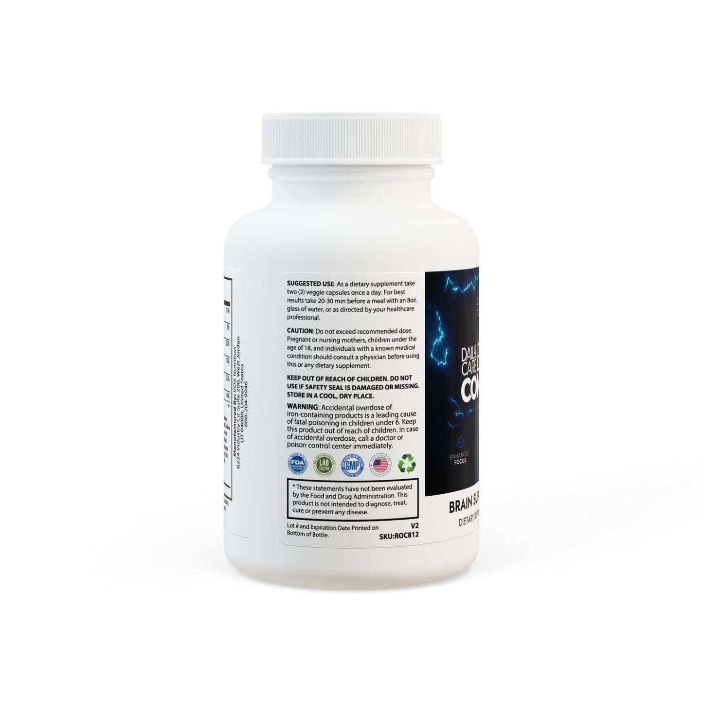 Brain Support Complex Supplement (60 Capsules)