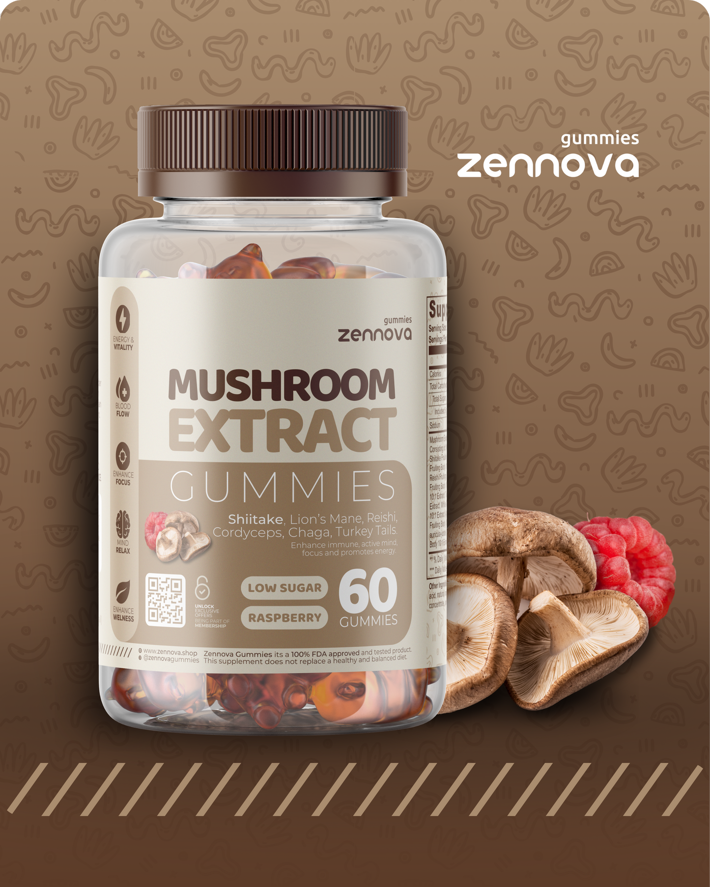 Mushroom Extract Gummies 🍄